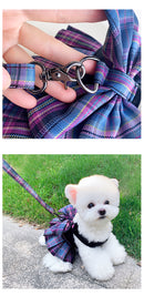 Vestido K-Style com Guia para Cães Pequenos – Estilo Coreano