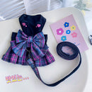 Vestido K-Style com Guia para Cães Pequenos – Estilo Coreano