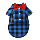 Camisa Social Xadrez com Gravata Borboleta