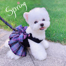 Vestido K-Style com Guia para Cães Pequenos – Estilo Coreano