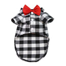 Camisa Social Xadrez com Gravata Borboleta
