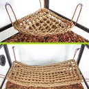 Cama de Palha com Rede Natural para Répteis