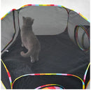 Túnel e Tenda Dobrável para Gatos
