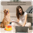 Brinquedo Interativo 2 em 1 com Dispenser de Petiscos