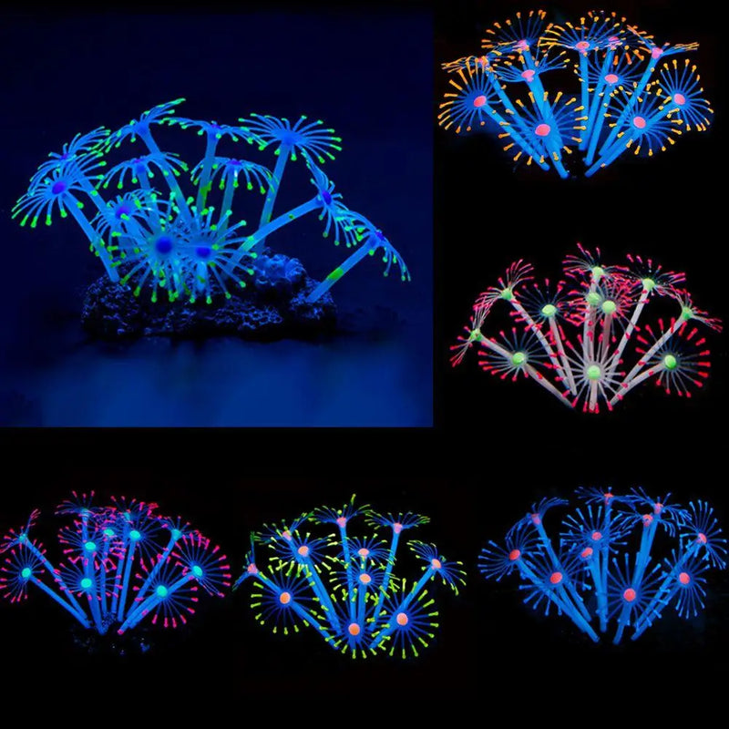 Coral Artificial Fluorescente para Aquário