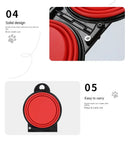 Tigela Portátil Dobrável 2 em 1