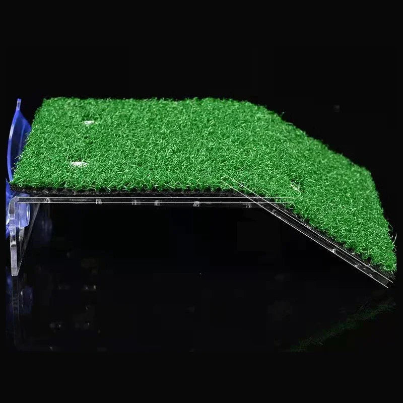 Plataforma Flutuante com Grama Artificial para Tartarugas