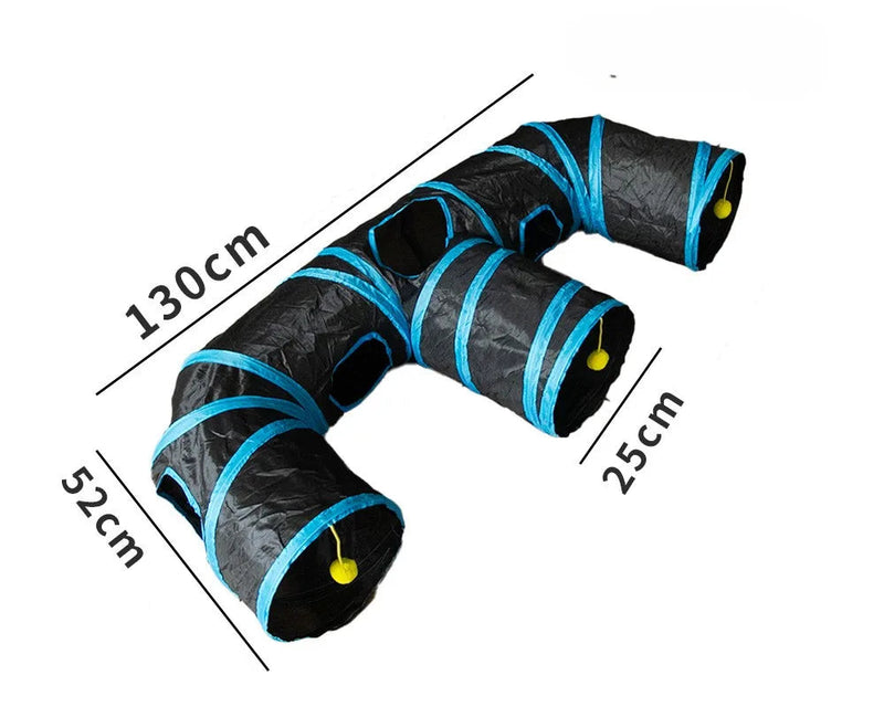 Túnel e Tenda Dobrável para Gatos