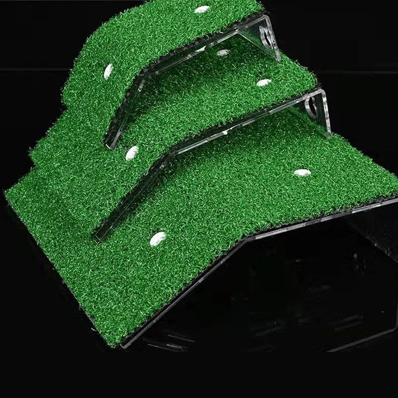 Plataforma Flutuante com Grama Artificial para Tartarugas