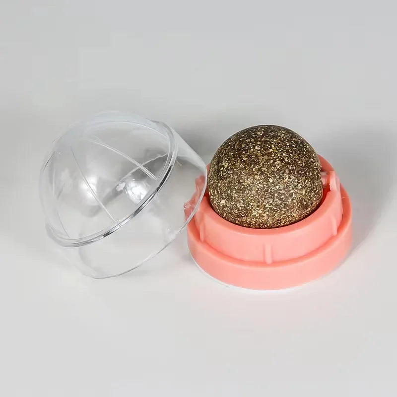 Bola de Catnip Adesiva para Gatos