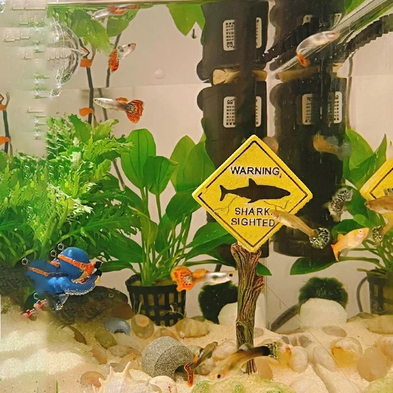 Decoração de Aquário em Resina