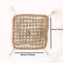 Cama de Palha com Rede Natural para Répteis