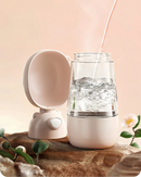 Garrafa Portátil 2 em 1 com Dispenser de Ração e Água