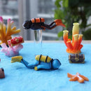 Decoração Aquário Mergulhador