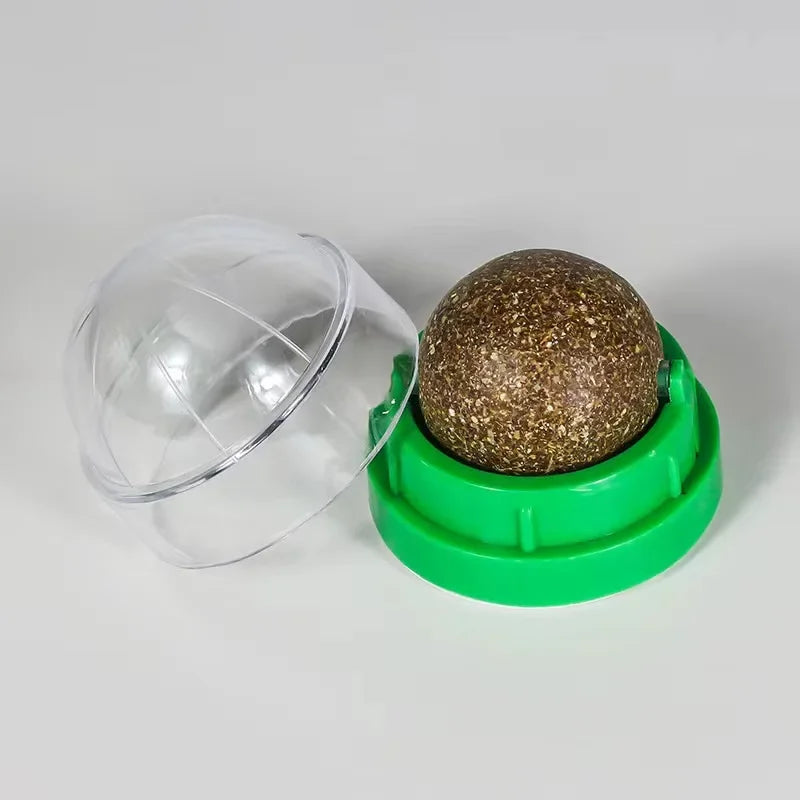 Bola de Catnip Adesiva para Gatos