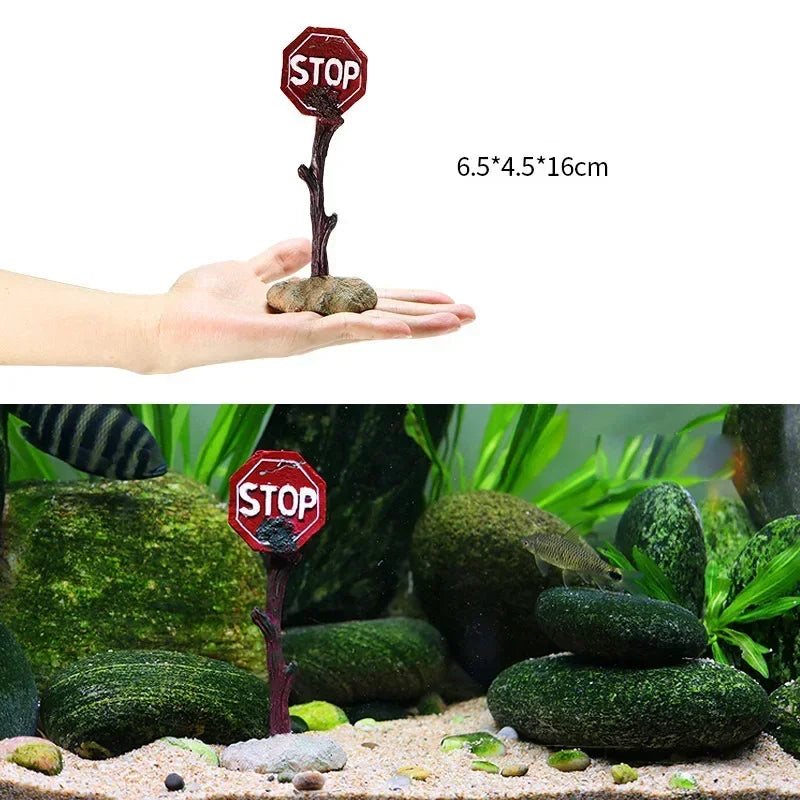 Decoração de Aquário em Resina