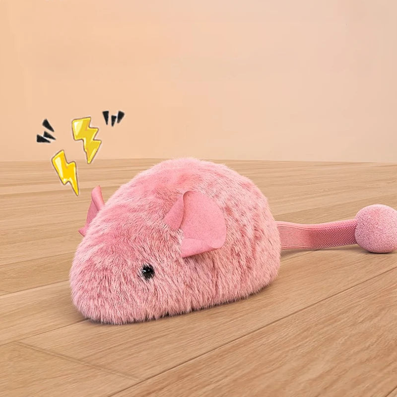 Brinquedo Interativo de Rato de Pelúcia