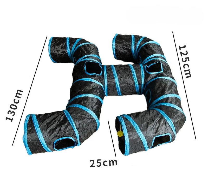Túnel e Tenda Dobrável para Gatos