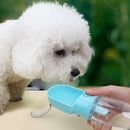 Garrafa Portátil 2 em 1 para Água e Ração